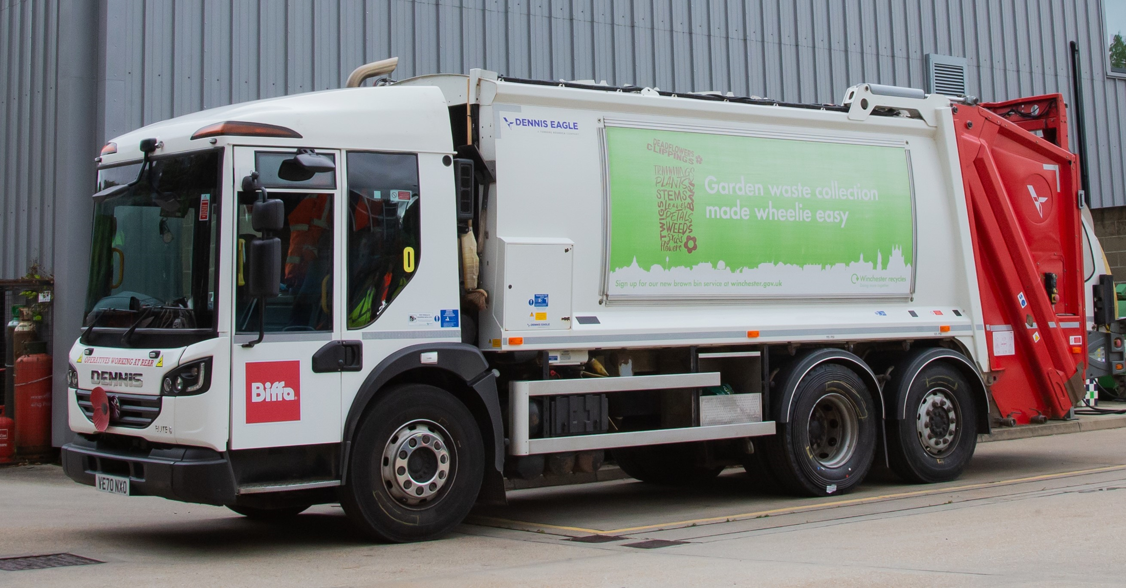 Biff recycling lorry